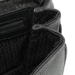 Pre Owned Aigner Black Leather Soleil Ramadan Edition Crossbody Bag