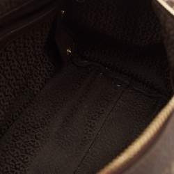 Aigner Brown/Beige Signature Coated Canvas and Leather Boston Bag