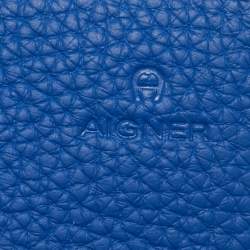 Aigner Blue Leather Wristlet Wallet