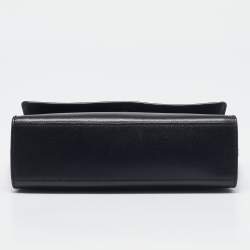 Pre Owned Aigner Black Leather Mini Carol Shoulder Bag