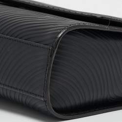 Aigner Black Textured Leather Flap Top Handle Bag