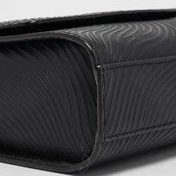 Aigner Black Textured Leather Flap Top Handle Bag