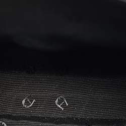 Aigner Black Textured Leather Flap Top Handle Bag