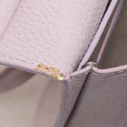 Aigner Light Pink Leather Satchel