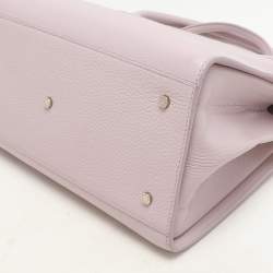Aigner Light Pink Leather Satchel