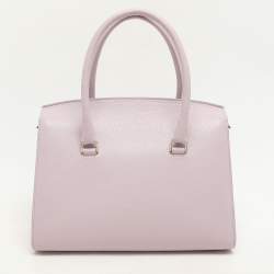 Aigner Light Pink Leather Satchel