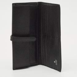 Aigner Black Leather Cybill Banknote Continental Wallet