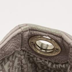 Aigner Old Rose Textured Leather Small Genoveva Top Handle Bag