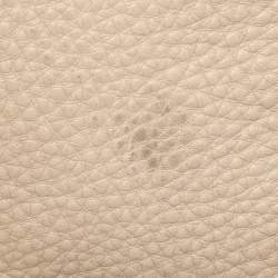 Pre Owned Aigner Beige Leather Hobo