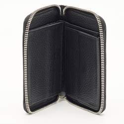 Pre Owned Aigner Dark Brown/Black Monogram Leather and Nylon Messenger Bag