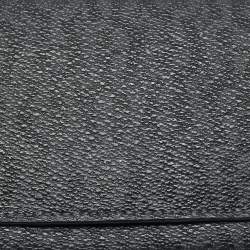 Pre Owned Aigner Black Signature Coated Canvas Flap Continental Wallet