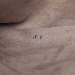 Pre Owned Aigner Dusty Blue Leather Satchel