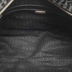 Pre Owned Aigner Black/Grey Signature Coated Canvas Shopper Tote