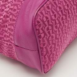 مملوكة مسبقًا حقيبة يد توتس أيغنر فوشيا نايلون بسحاب علوي