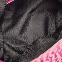 مملوكة مسبقًا حقيبة يد توتس أيغنر فوشيا نايلون بسحاب علوي