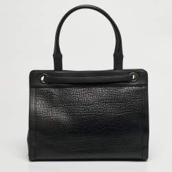 مملوكة مسبقًا Aigner Cavallina Black Leather Tote
