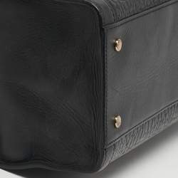 مملوكة مسبقًا Aigner Cavallina Black Leather Tote