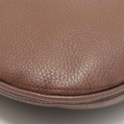 Pre Owned Aigner Selena Brown Leather Hobo