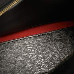 Pre Owned Aigner Carol Mini Black Leather Tote