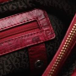 مملوكة مسبقًا Aigner Beige/Pink Signature Canvas and Leather Tote