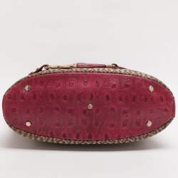 مملوكة مسبقًا Aigner Beige/Pink Signature Canvas and Leather Tote