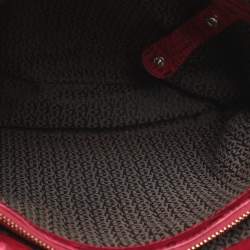 مملوكة مسبقًا Aigner Beige/Pink Signature Canvas and Leather Tote