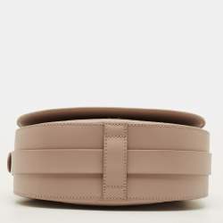 مملوكة مسبقًا Aigner Vittoria Old Rose Embossed Leather Shoulder Bag