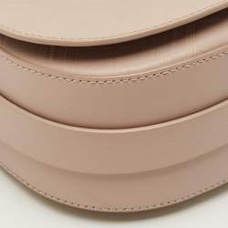 مملوكة مسبقًا Aigner Vittoria Old Rose Embossed Leather Shoulder Bag