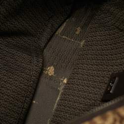 مملوكة مسبقًا Aigner Front Pocket Brown/Beige Monogram Canvas and Leather Laptop Bag