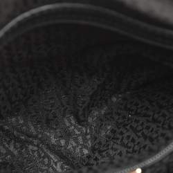 Pre Owned Aigner Black Leather Satchel