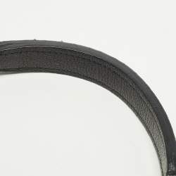 مملوكة مسبقًا Aigner Black/Green Jacquard Canvas and Iridescent Leather Shoulder Bag