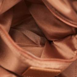 مملوكة مسبقًا Aigner I Love A Beige/Brown Nylon Zip Satchel