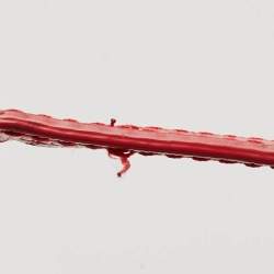 مملوكة مسبقًا Aigner Double Zip Red Leather Shoulder Bag