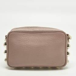 مملوكة مسبقًا Aigner BombeA Old Rose Leather Camera Bag