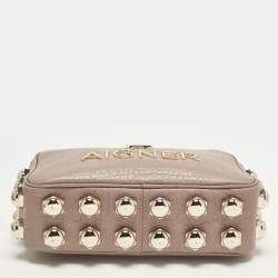 مملوكة مسبقًا Aigner BombeA Old Rose Leather Camera Bag