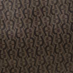 Pre Owned Aigner Beige/Brown Signature Coated Canvas Shopper Tote