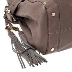 Aigner Light Brown Leather Top Handle Bag