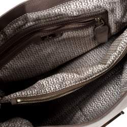 Aigner Light Brown Leather Top Handle Bag