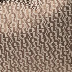 Pre Owned Aigner Beige/Purple Signature Canvas and Leather Hobo