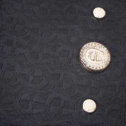 Pre Owned Aigner Black Leather Chain Crossbody Bag