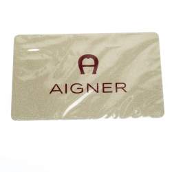 Pre Owned Aigner Purple Croc Embossed Continental Wallet