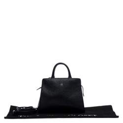 Pre Owned Aigner Black Leather Cybill Tote