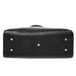 Pre Owned Aigner Black Leather Cybill Tote