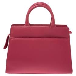 Aigner Pink Leather Cybill Tote