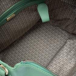 Pre Owned حقيبة هوبو أيغنر جيب أمامي جلد أخضر 