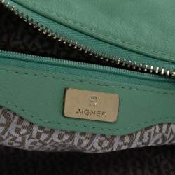 Pre Owned حقيبة هوبو أيغنر جيب أم امي جلد أخضر 