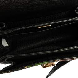 مملوكة مسبقًا Aigner Multicolor Printed Coated Canvas and Leather Genoveva Top Handle Bag