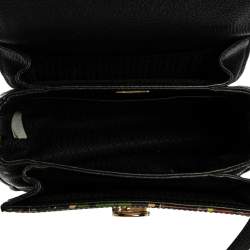 مملوكة مسبقًا Aigner Multicolor Printed Coated Canvas and Leather Genoveva Top Handle Bag