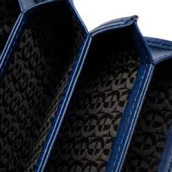 مملوكة مسبقًا حافظة بطاقات أيغنر جلد مبطن أزرق