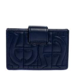 مملوكة مسبقًا حافظة بطاقات أيغنر جلد مبطن أزرق